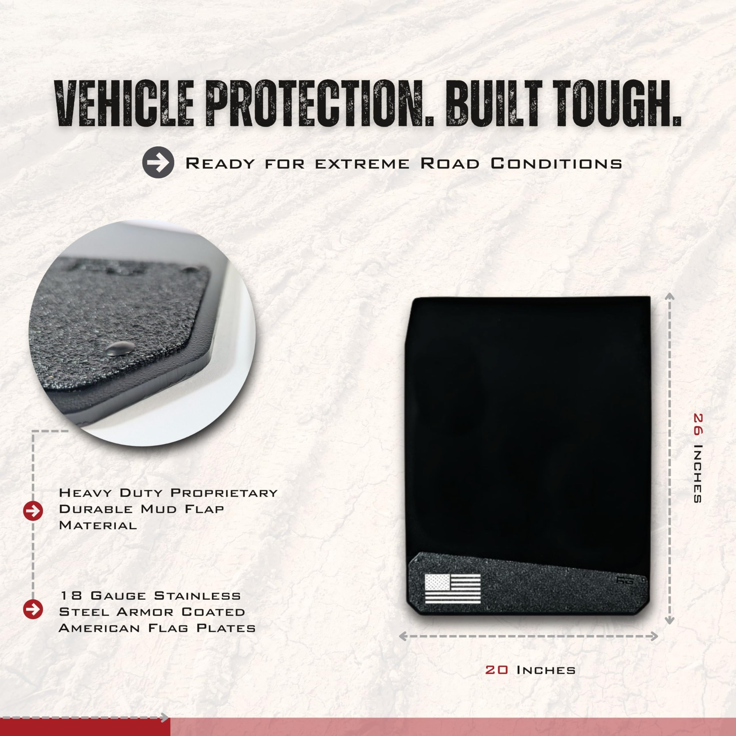 Amazon.com: REK GEN 'Merica Mud Flaps Dually - Heavy Duty Mud